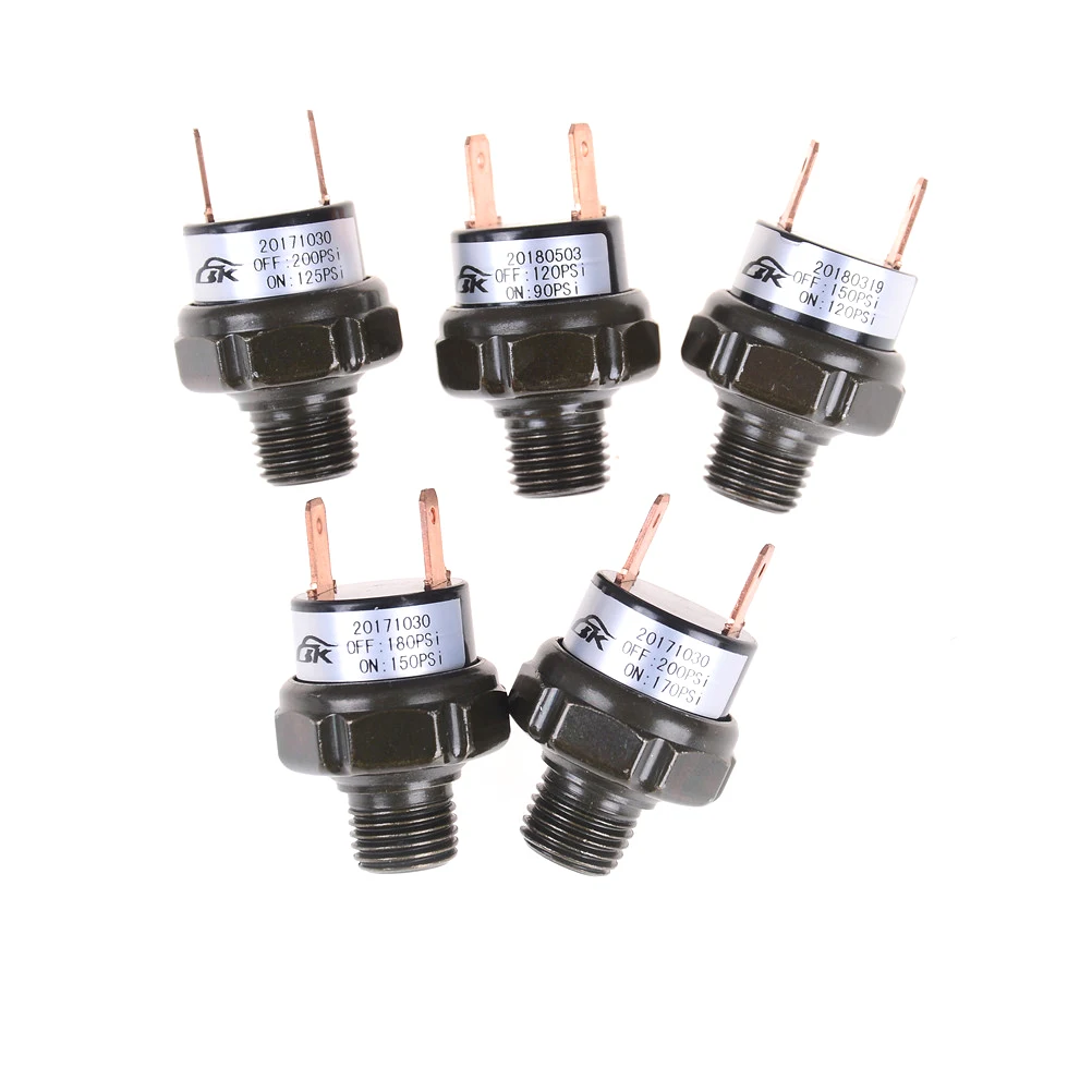 

Pressure Switches Valves Switch Air Compressor Pressure Control Switch Valve Heavy Duty 90 PSI -120 PSI