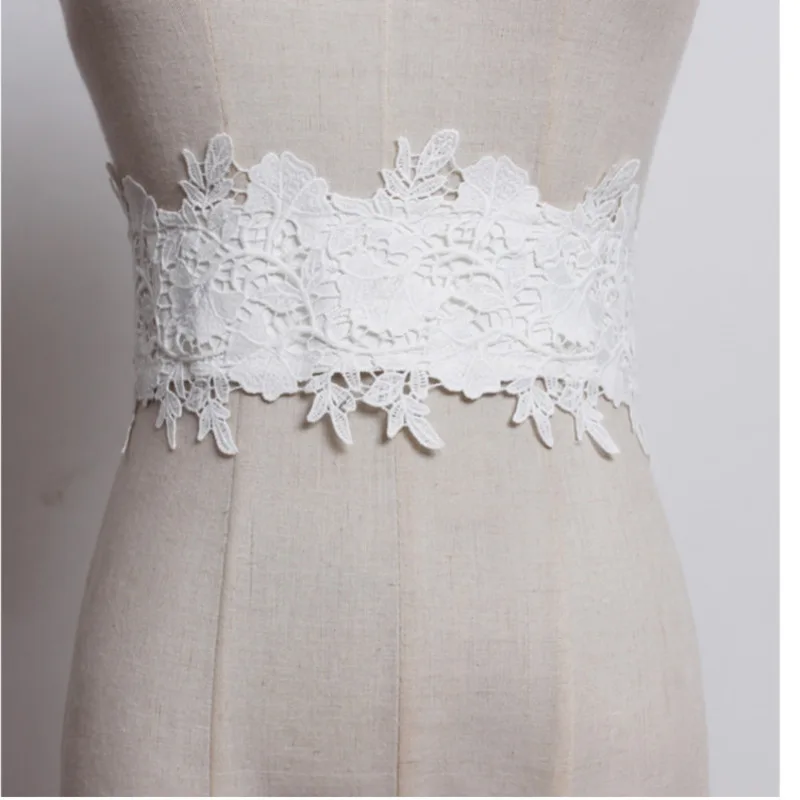 

[EWQ] Fashion 2018 New Autumn Solid Colour High Quality Lace Wide Belt Girdle Snap Button Casual Style Women KB070