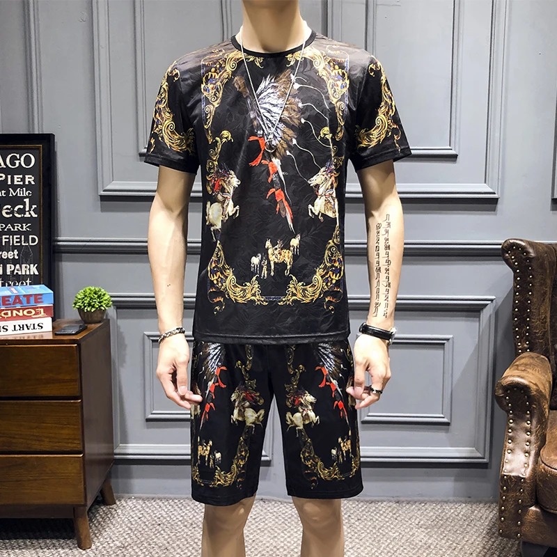 silk tracksuit men
