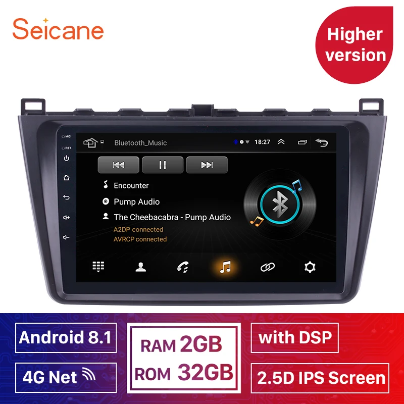 ROM 2GB RAM 32GB IPS pantalla 4G Red DSP coche unidad de Radio de Audio GPS reproductor Multimedia