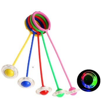 

Flashing Jumping Ball Outdoor Fun Sport Toys Flip-style Bouncing Balls for Kids Child Sport Movement Skip Color Rotating Ball