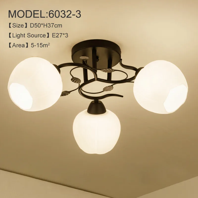 Современные светодиодные потолочные лампы, светодиодный светильник для кухни, гостиной, потолочный светильник, освещение - Цвет корпуса: 3 Lights
