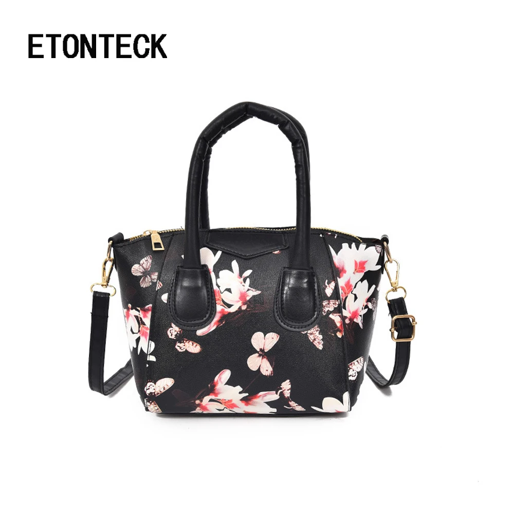

ETONTECK New 2018 women messenger bags famous brand shell package for women shoulder bag leather Female handbag Lady pouch totes