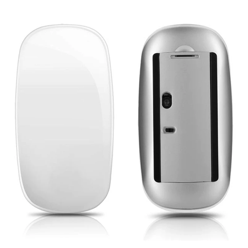 Bluetooth Magic mouse, 2 USB 2,4G, Беспроводная игровая мышь, тонкая сенсорная мышь для Apple, стиль, настольный компьютер, ноутбук, офисные мыши G