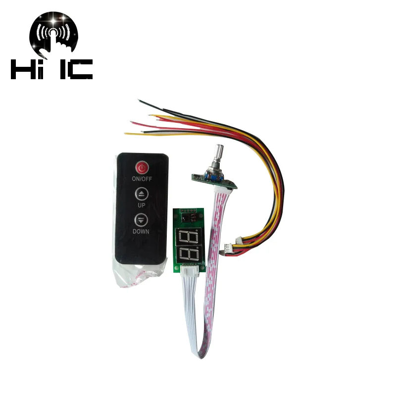 Double Digital Led Potentiometer Remote Audio Volume Control Amplifier