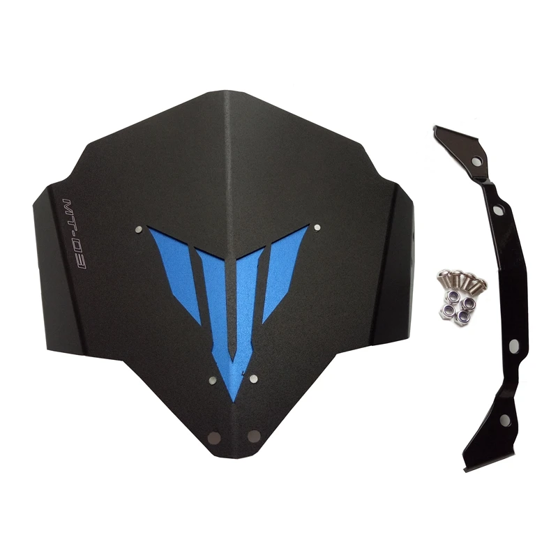 For Yamaha MT-03 MT-25 FZ-03 Motorcycle Windscreen Windshield High Strength Aluminum For Yamaha MT03 MT25 FZ03 2015 2016 New (6)