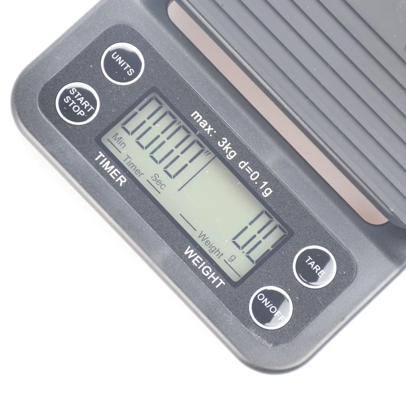  Kitchen Scales Multi-function hand-washed coffee electronic weighing 3kg-0.1g - 33007366779