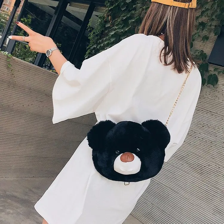 Летняя японская медведь Даффи сумка женская плюшевая сумка на плечо милая сумка мультфильм мягкий плюшевый медведь рюкзак для хранения детей сумка на молнии подарок