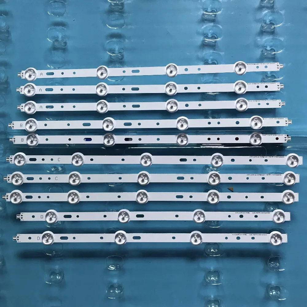 

10 Pieces/set 40D1333B 40L1333B 40PFL3208T LTA400HM23 LED backlight bar SVS400A79 4LED A B D 5LED C type SVS400A73