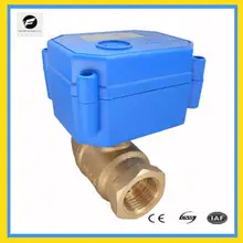 CWX-15 1/2 ''латунь моторизованный шаровой клапан DC3-6v электрического управления три провода CR02 DN15 для подогревателя воды, техника для полива и орошения для вентиляции и кондиционирования воздуха