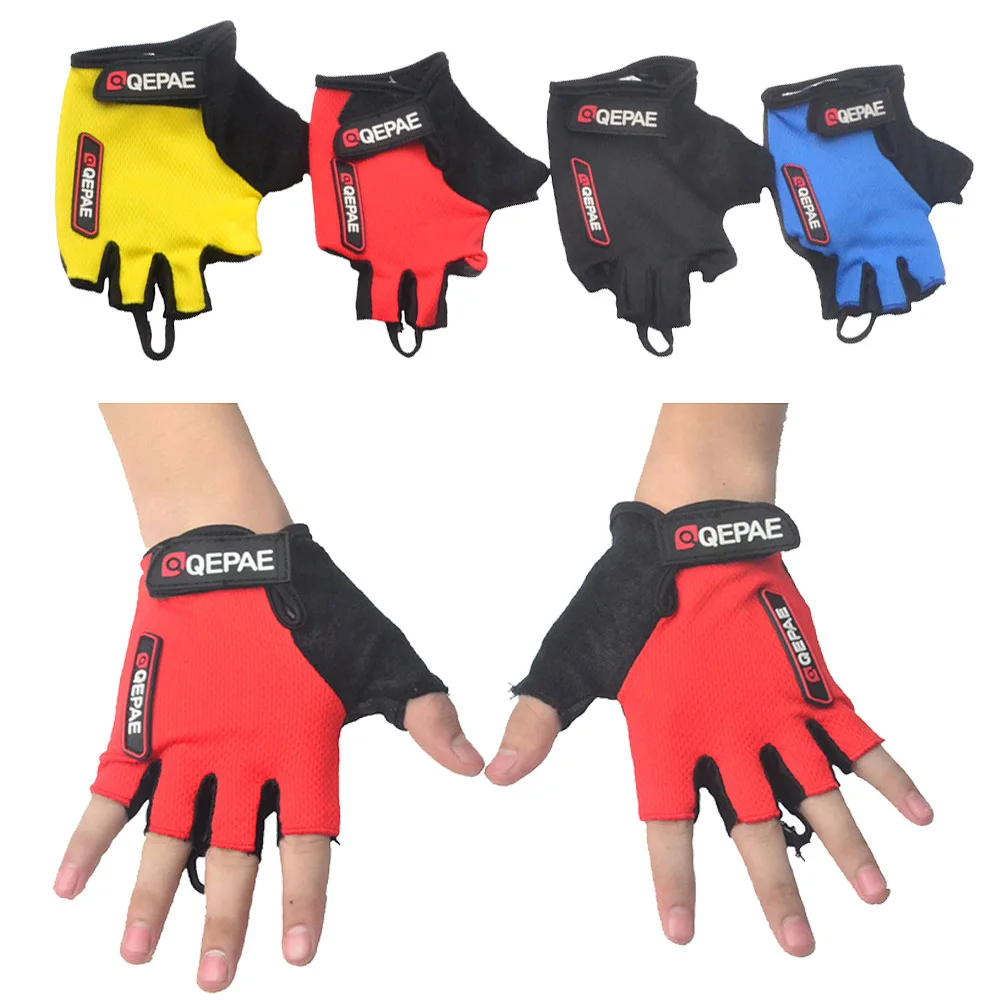 

Qepae Cycling Half Finger Lycra Anti-skid Bicycle Gloves