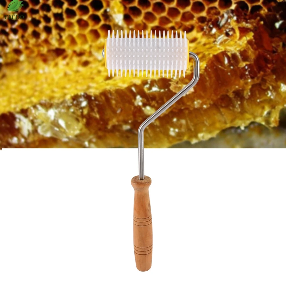 

Plastic Uncapping Needle Roller Wheel Bee Honey Comb Extracting Dense Needle Roller Beekeeping Equipment