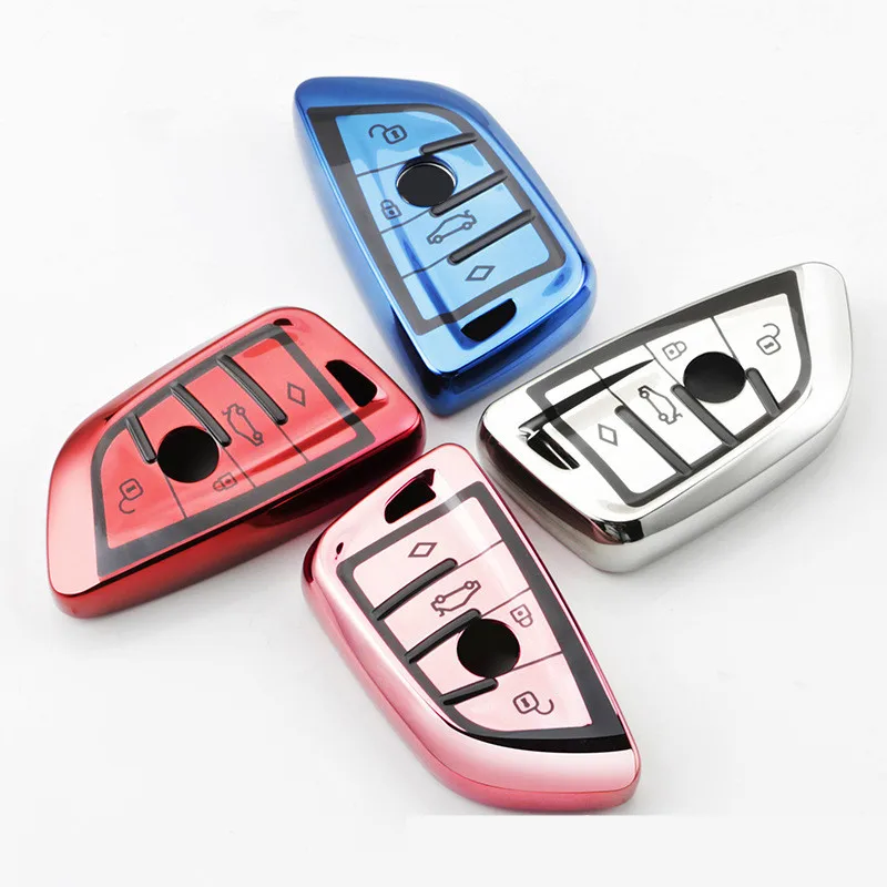 New TPU Coloful Car Styling Key Cover Case For Bmw x5 E53 X3 E83 G30