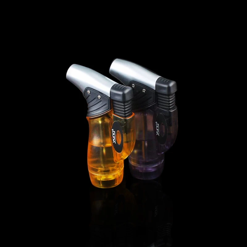 

New Windproof Refillable Lighter Butane Gas Jet Flame Torch Welding Camping Windproof Spray Gun Lighter Cigarette Accessories