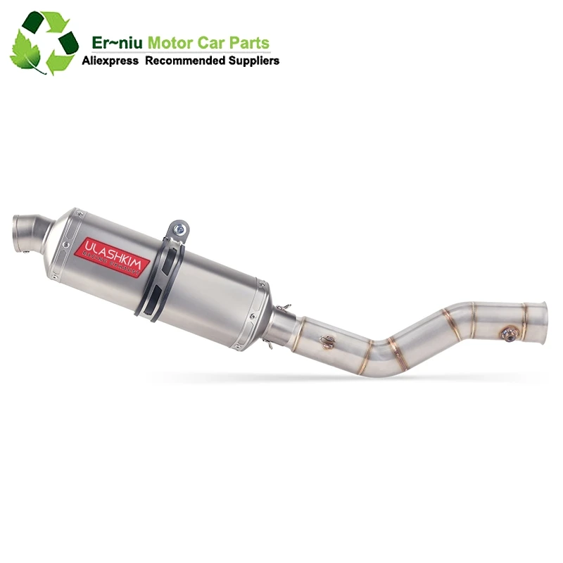 

Motorcycle Exhaust Muffler Escape Middle Link Contact Pipe Full System Slip On For yamaha YZF R1 1000 YZF1000 YZF-R1 2009~2015