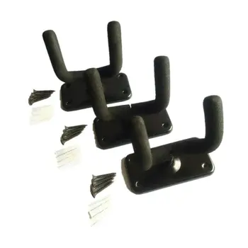 

XFDZ High strength wall hanging guitar hanger hook 3 pieces Set with mounting screw