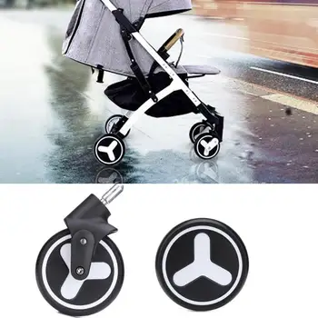 

Rubber Front Wheels Back Rear Wheel Excellent PU Rubber for Yoyaplus Series Baby Stroller Front Wheel Diameter About 13 Cm