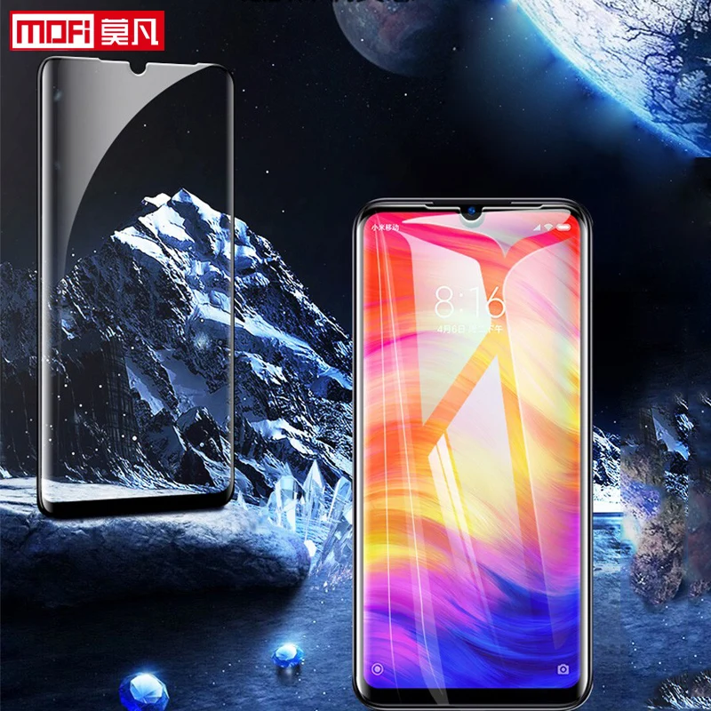 Защитная пленка для экрана для xiaomi redmi 7, закаленное стекло, xiaomi redmi y3, полное покрытие, полностью клеящаяся пленка mofi, ультратонкая Защитная пленка для redmi 7