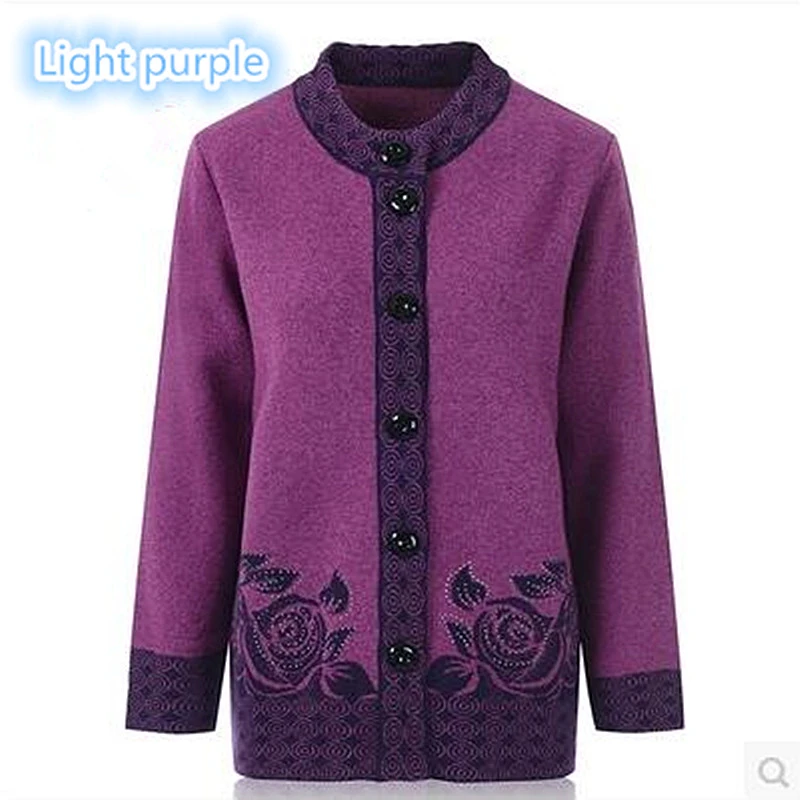 elderly women's cardigans