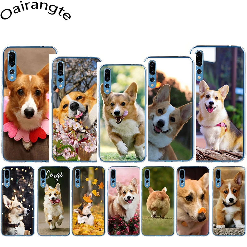 

Cute Corgi Hard Phone Cover Case for Huawei Honor 6A 6C Pro 7A 2GB 3GB Pro 7X 8 C Lite X 9 10 Lite Play