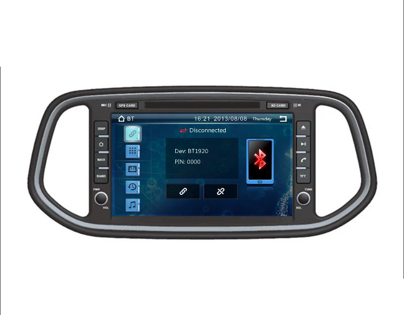Flash Deal 9" in-Dash Car DVD player with GPS navigation BT/TV USB SD,audio Radio stereo,car multimedia headunit for KIA KX3 2014 2015 2016 5