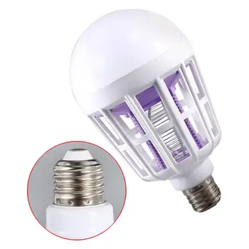 

9w Mosquito Killing Night Lighting Dual Use Home Bulb Lamp E27 Lamp Holder Insect Killing Fly Bug