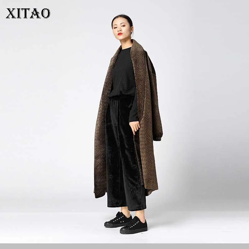 Mode Manches Collar Turn Femmes Poitrine down Zll1814 Automne Corée Black Parka Évider Pleine see Zll1814 Patchwork Picture Unique xitao Casual De Nouvelles Ax0twxvq