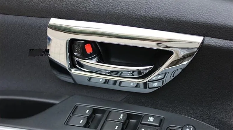 For-Suzuki-Sx4-S-cross-2014-Chrome-Inner-Side-Door-Handle-Bowl-Cover-Trims