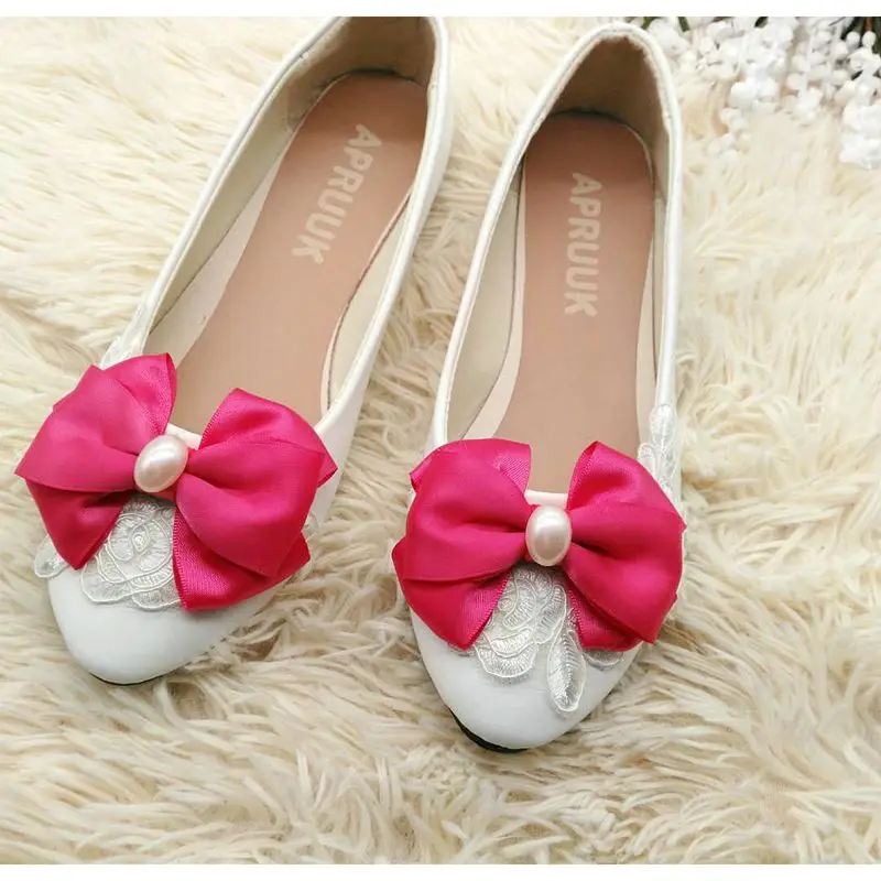 5cm Arc Appartements 34 Flat Blanc À Rond Rose 41 Lacets Heel Femmes Bout Mariage Chaussures De 4 3cm Casual Ballets Taille Princesse Grande Heel Heel nz4gWUW