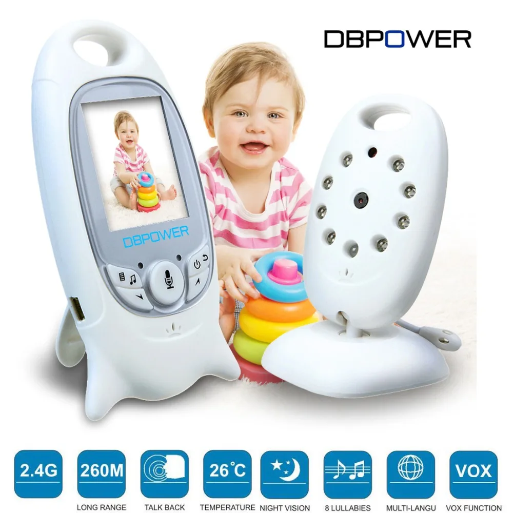 DBPOWER 2 inch Wireless Video Baby Monitor Camera Baby Monitors 2Way