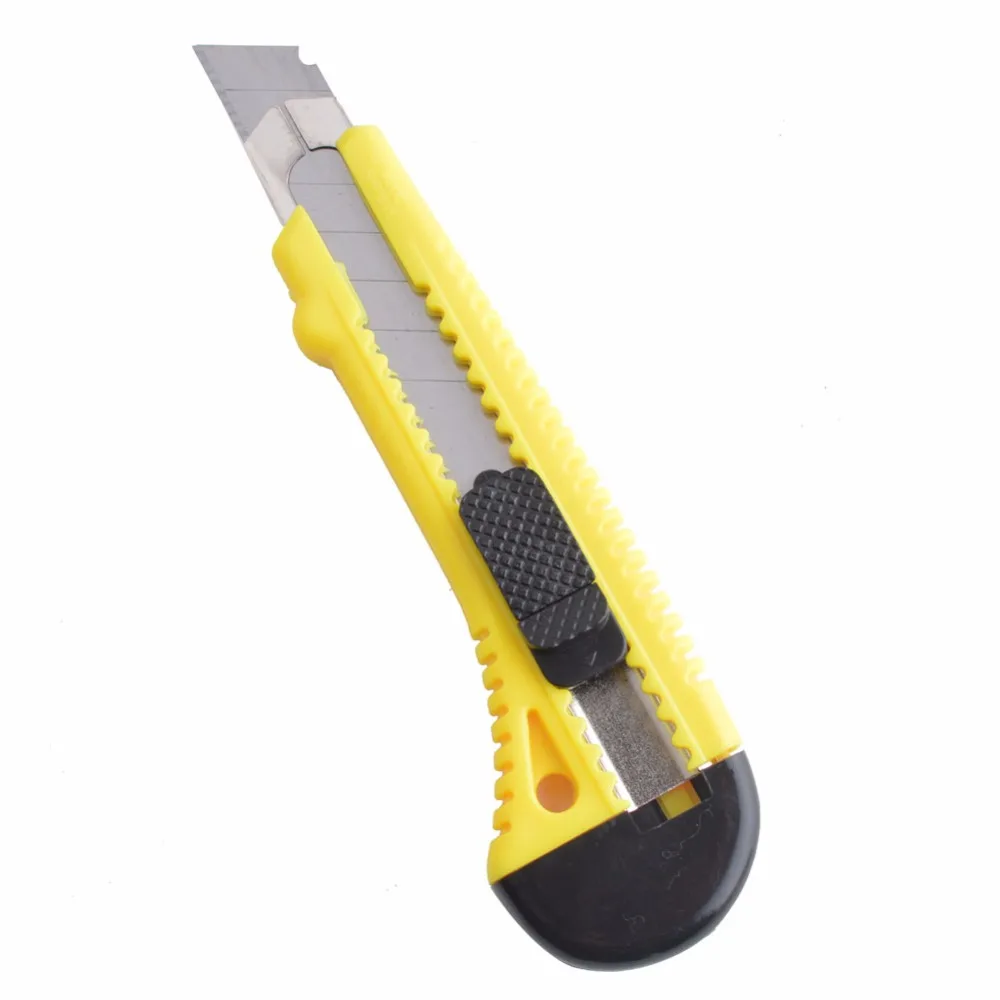 Универсальный нож карманный нож для резки картона пластиковый нож желтый цвет