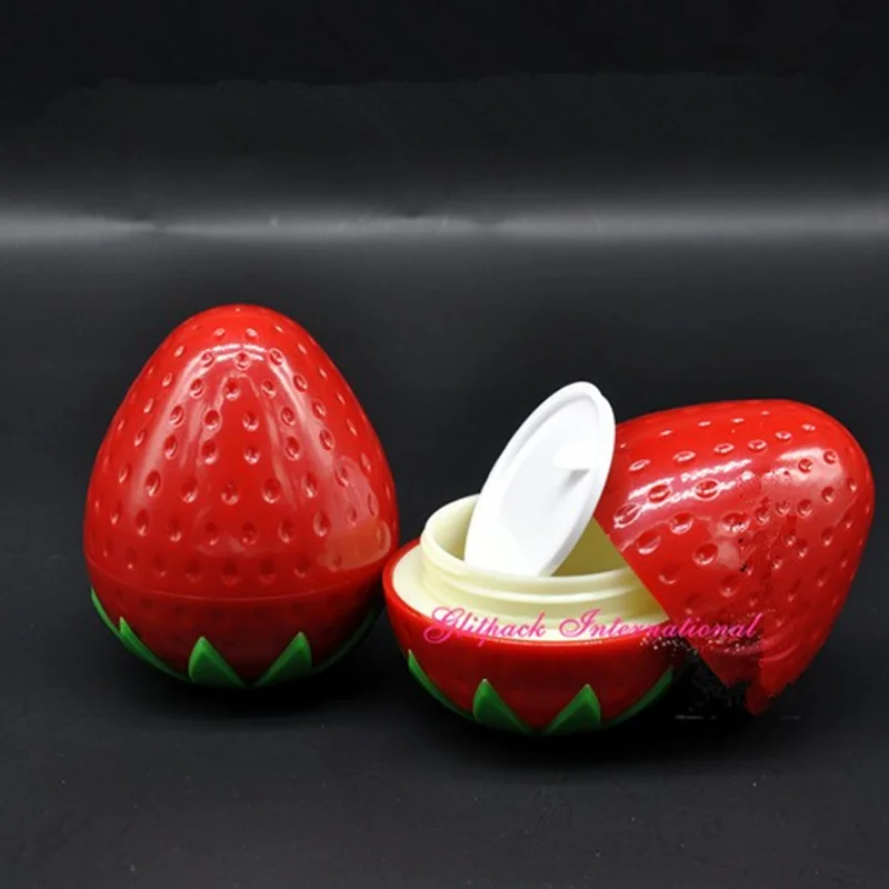 30pcs lot adorable fruit shape strawberry cosmetc cream container 30g