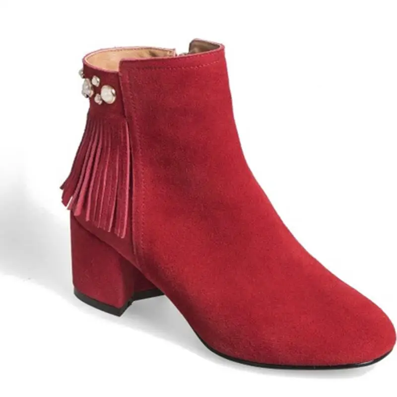 Suede Angle Boots Elegant 2017 Lukuco Women's A