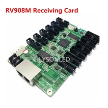 LYSONLED Linsn RV908 RV908M32 Led Video Display Receiving Card 12xHub75 Ports Support P2/P2.5/P3 Indoor 1/32 Scan LED Module