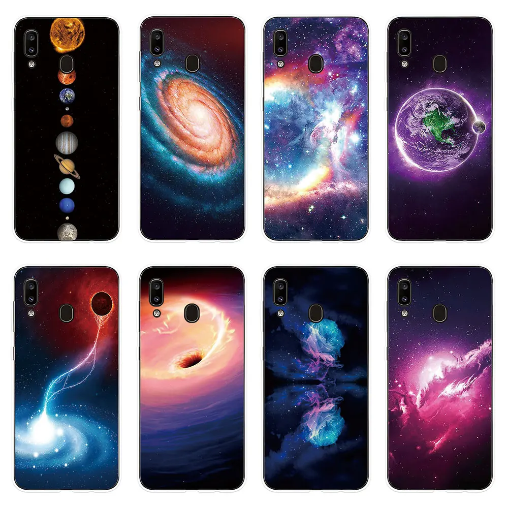 

Phone Case For Samsung Galaxy A10 A20 A20e A30 A40 A50 A60 A70 A80 A90 Cover Universe Milky Way for Samsung M10 M20 M30 Case