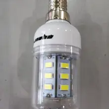 E14 светодиодный лампы SMD5730 220V Светодиодная лампа-кукуруза 24 27 Светодиодный s люстры лампы в форме свечи светодиодный светильник для украшения дома ампулы