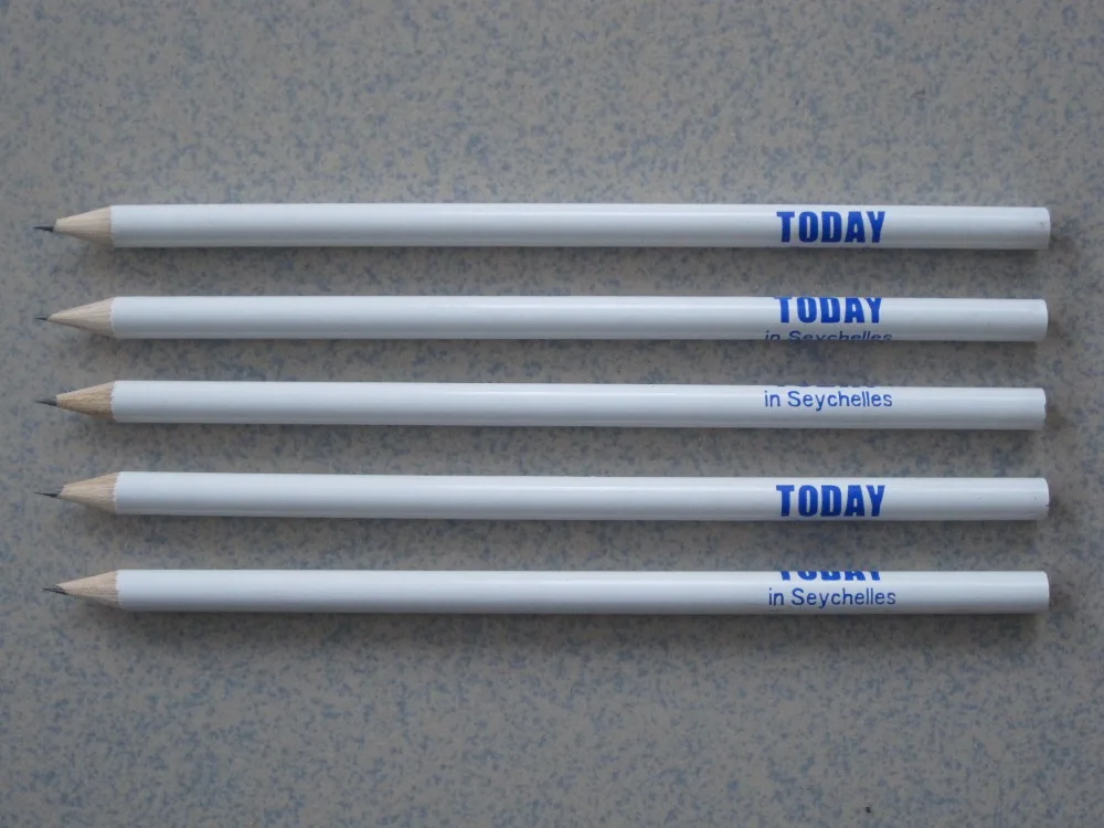 US $238.00 China supplier black natural white writing pencils promotion products pencil black wood pencil without eraser