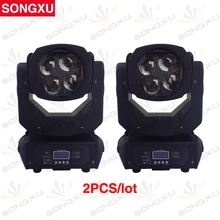 SONGXU 2 шт./лот супер луч движущаяся головка 4x25 Вт красочный 130 Вт светодиодный супер луч движущаяся голова свет для дискотеки ночного клуба/SX-MH0425
