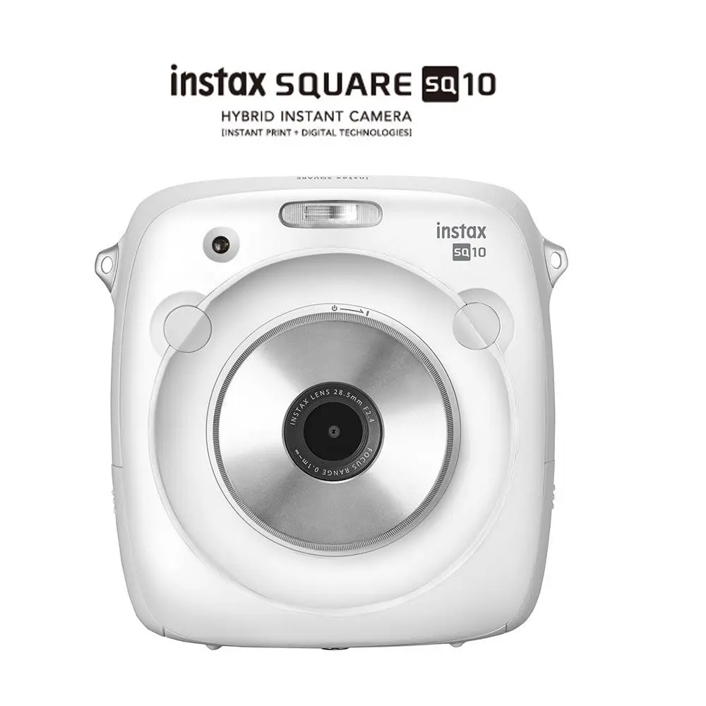 Fujifilm Instax SQUARE SQ10 гибридная мгновенная пленка фотокамера белого цвета|film photo