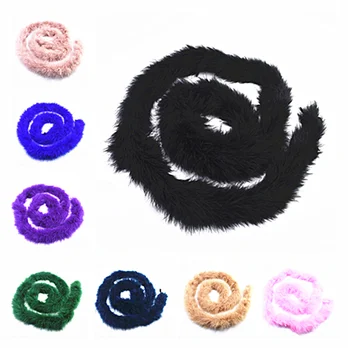 

New fluffy natural Dyed Turkey feather boa 2meters About 50gram diy feathers for crafts/Carnival Costumes/Party Boa Shawl plumes