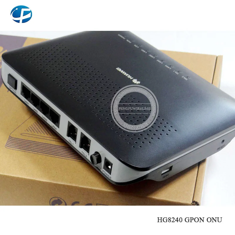 

100% Original Hua Wei HG8240 fiber optic router GPON ONU 4FE+4LANS+WIFI for FTTH FTTB FTTX network