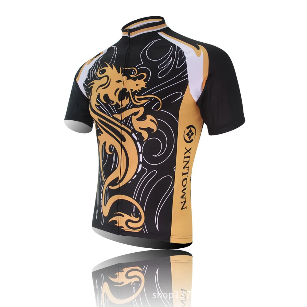 Yellow dragon Cycling Jerseys Cycling clothing bicycle jersey Team bike