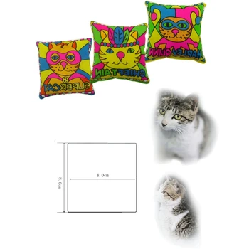 

Cat Toys Mini Pillow Chew Square Funny Playing Toy With Catnip Catmint For Pets Cat Kitten Toy Supplies