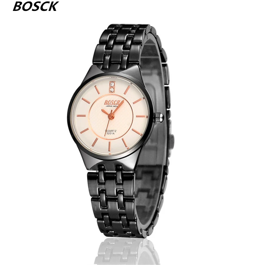 

BOSCK Luxury Waterproof Women Watch Ladies Quartz Watch Women Wristwatch Relogio Feminino Montre Femme Reloj Mujer 3201