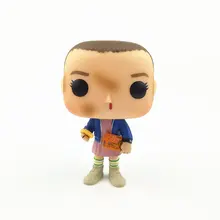 10cm Stranger things Eleven with eggos and DEMOGORGON action figure Bobble Head Q Edition WITH box for Car Decoration