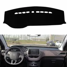 Для peugeot 208 2008 2012- автомобиля для укладки покрытия Dashmat тире коврик козырек от солнца приборной панели крышки ковер 2013