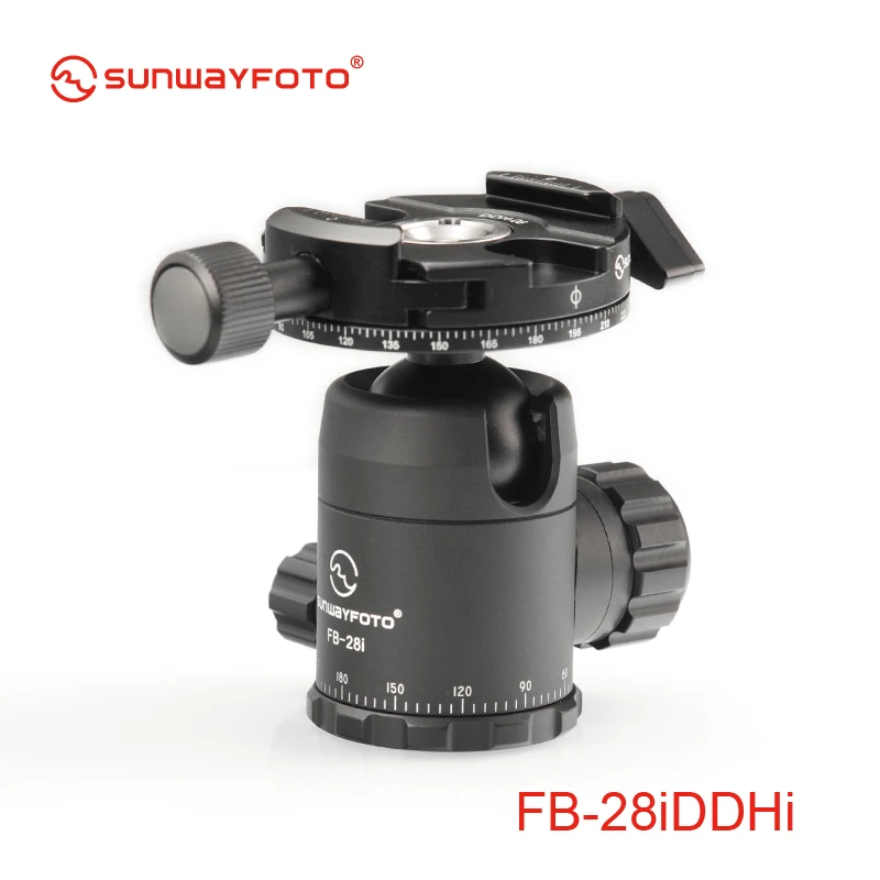 SUNWAYFOTO FB 28DDHI штатив с мини шаровой головкой быстросъемный зажим для DSLR панорамной