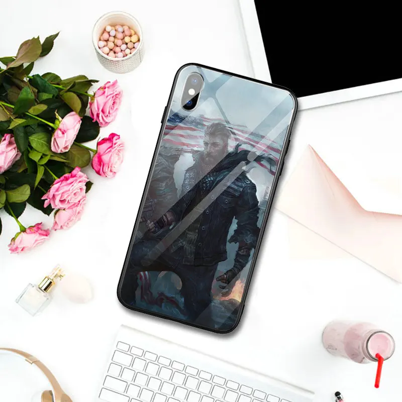 Телефонные чехлы из закаленного стекла для iPhone 5 телефон 7 6S 6 8 Plus X XR XS Max корпус