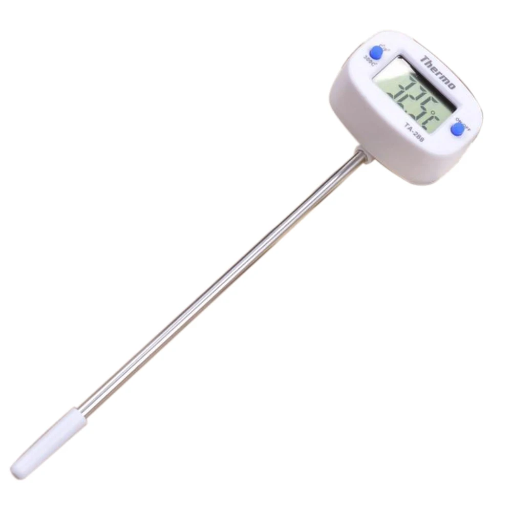 

Stainless Steel Probe Thermometer Safety and Suvival Tool First Aid Tool Electronic Digital Display Thermometer for Survival Hot