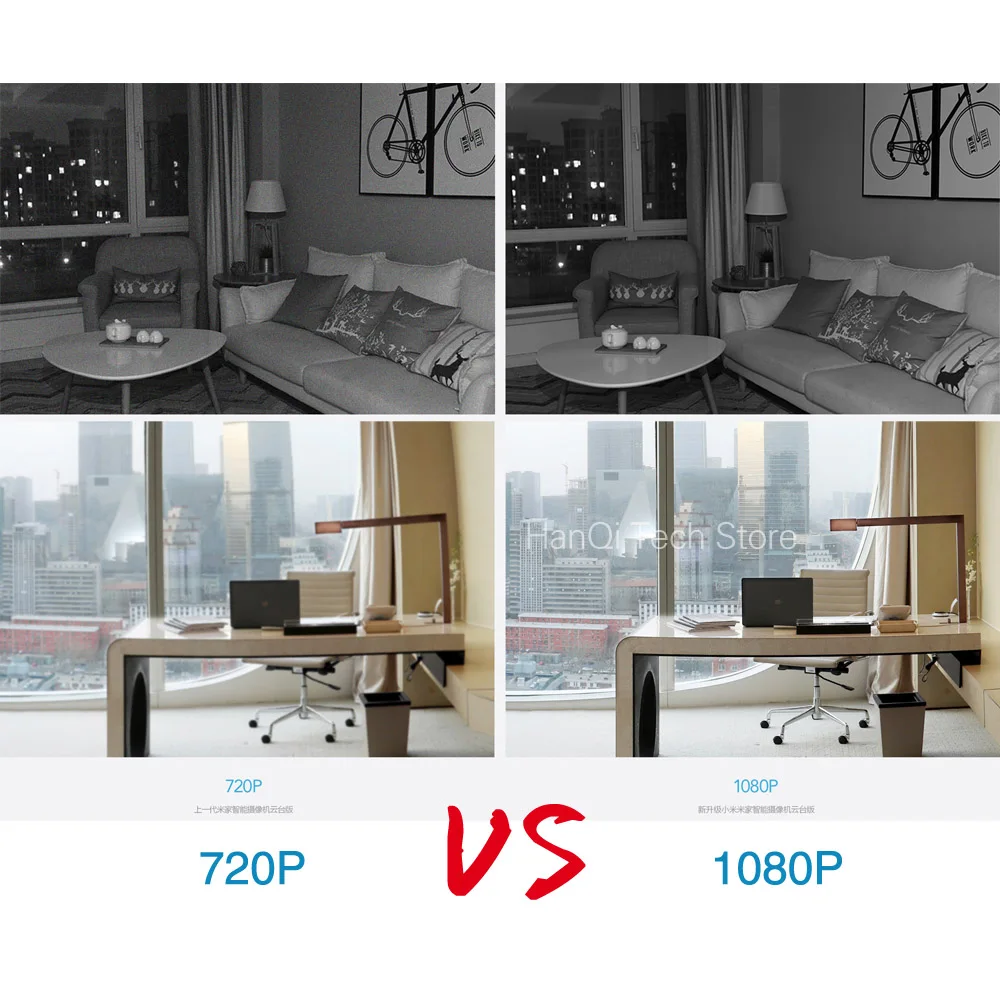 2018 New Xiaomi MI Mijia Cameras 1080P Smart Camera IP Cam Webcam Camcorder 360 Angle WIFI Wireless Night Vision For Mi home APP